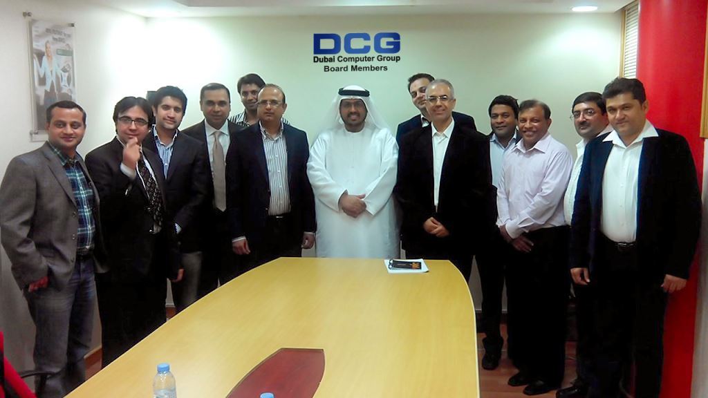 Mr. Vasant Menghani & DCG (Dubai Computer Group) Board Members